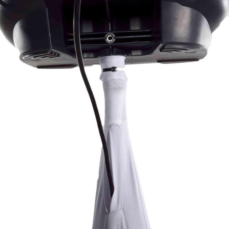 White Scrim Cover for Speaker Stand (RENTAL)