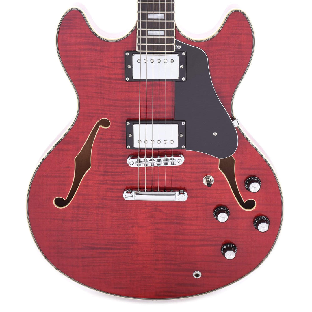 Sire Larry Carlton H7 Electric Guitar - See-Through Red – Music
