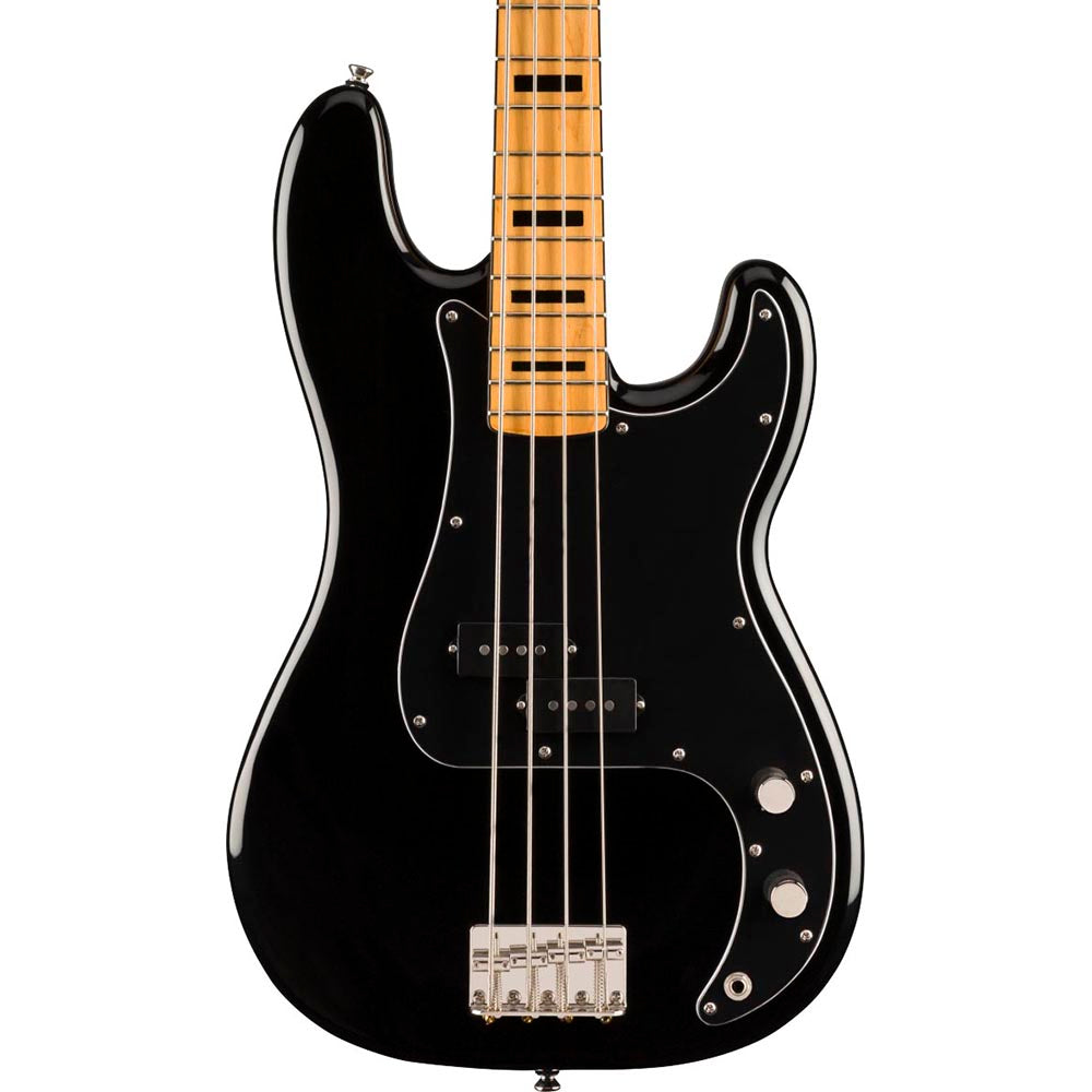 Squier Classic Vibe '70s Precision Bass Maple Fingerboard Electric Bass Guitar (Black)