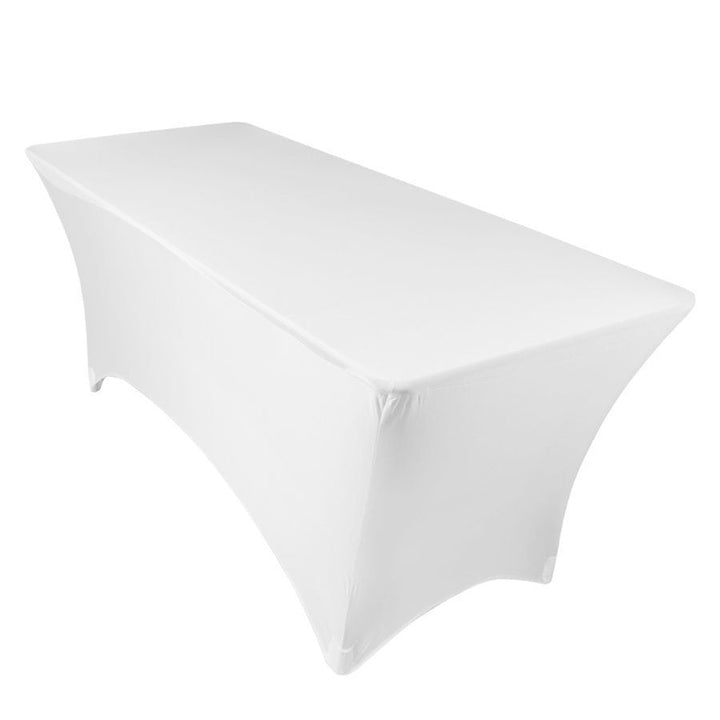 White Scrim Cover for 6' Table (RENTAL)