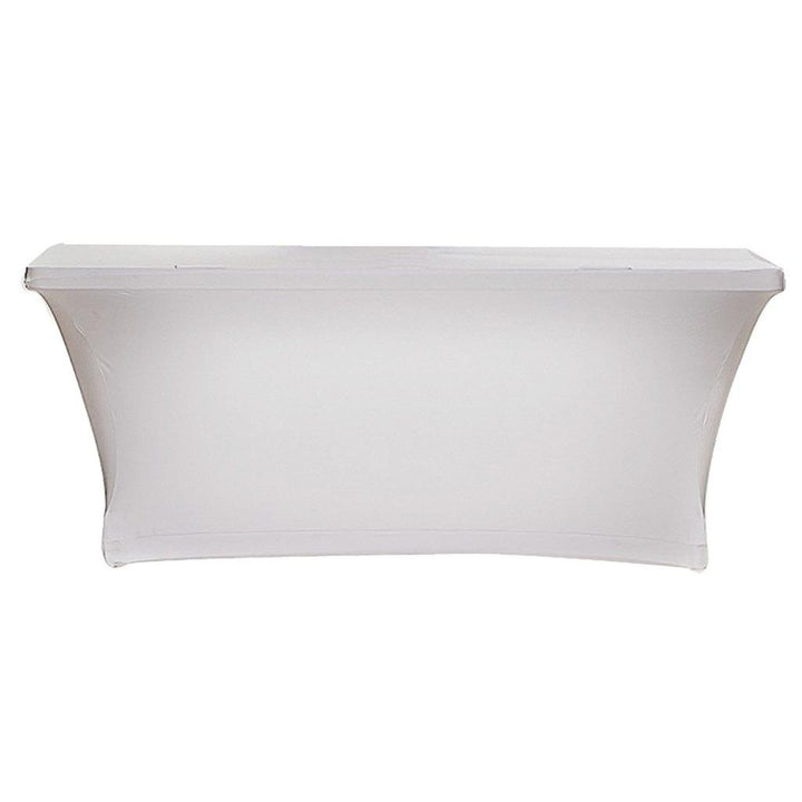 White Scrim Cover for 6' Table (RENTAL)