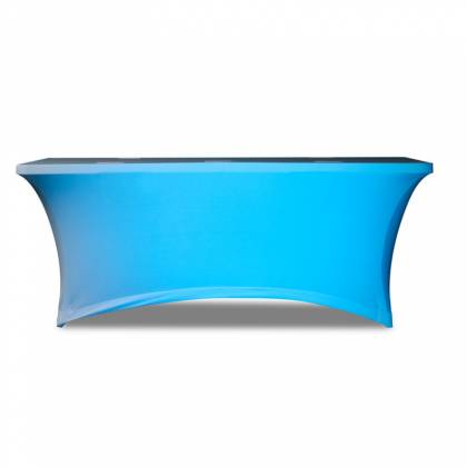 White Scrim Cover for 6' Table (RENTAL)