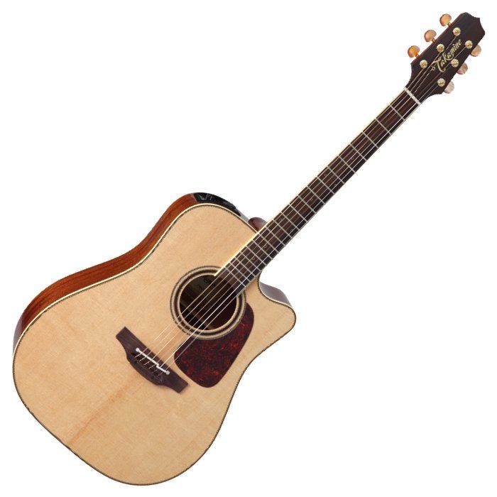Takamine P4DC Dreadnought Cutaway Acoustic-Electric Guitar - Natural