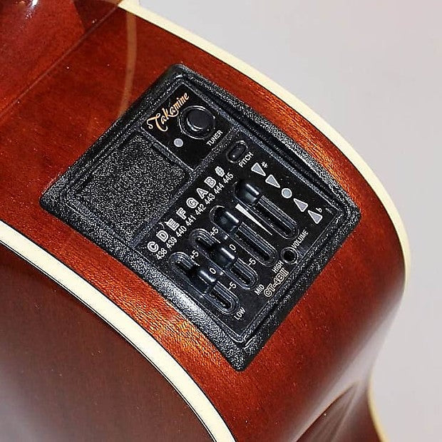 Takamine P4DC Dreadnought Cutaway Acoustic-Electric Guitar - Natural