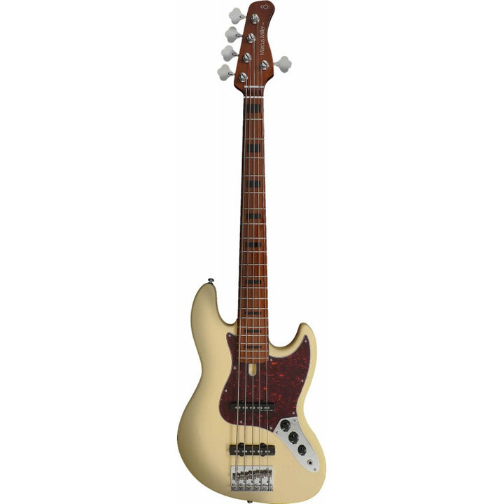 Sire Marcus Miller V5 Alder 5-String Electric Bass Guitar (Vintage White)