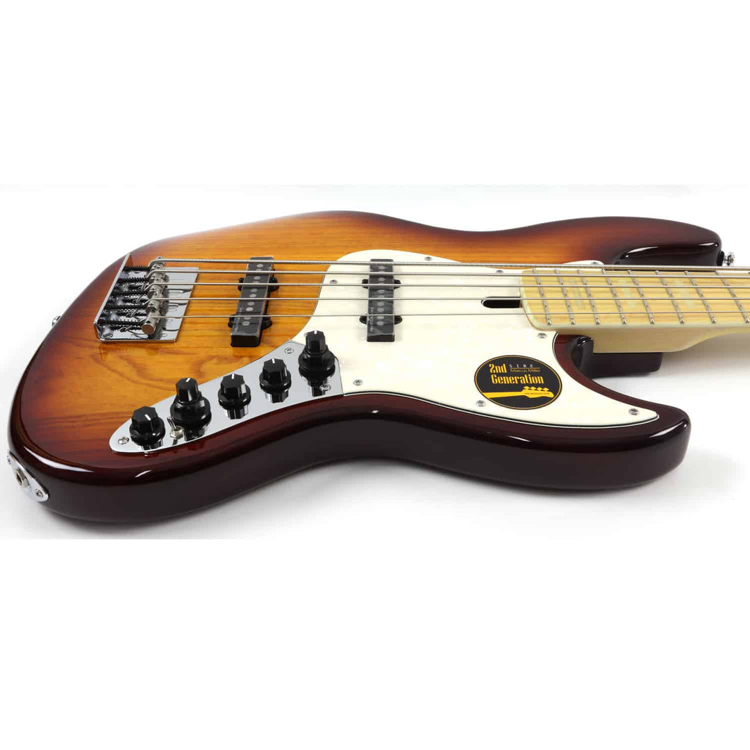 Sire Marcus Miller V7 Swamp Ash 5-String 2nd Gen Electric Bass Guitar - Tobacco Sunburst