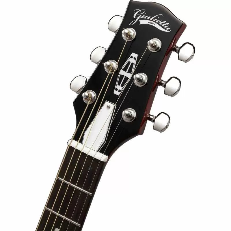 Vox - "Giulietta "VGA-3PS Acoustic Electric Guitar - Active /Passive w/ Deluxe Vox Bag - Trans Red