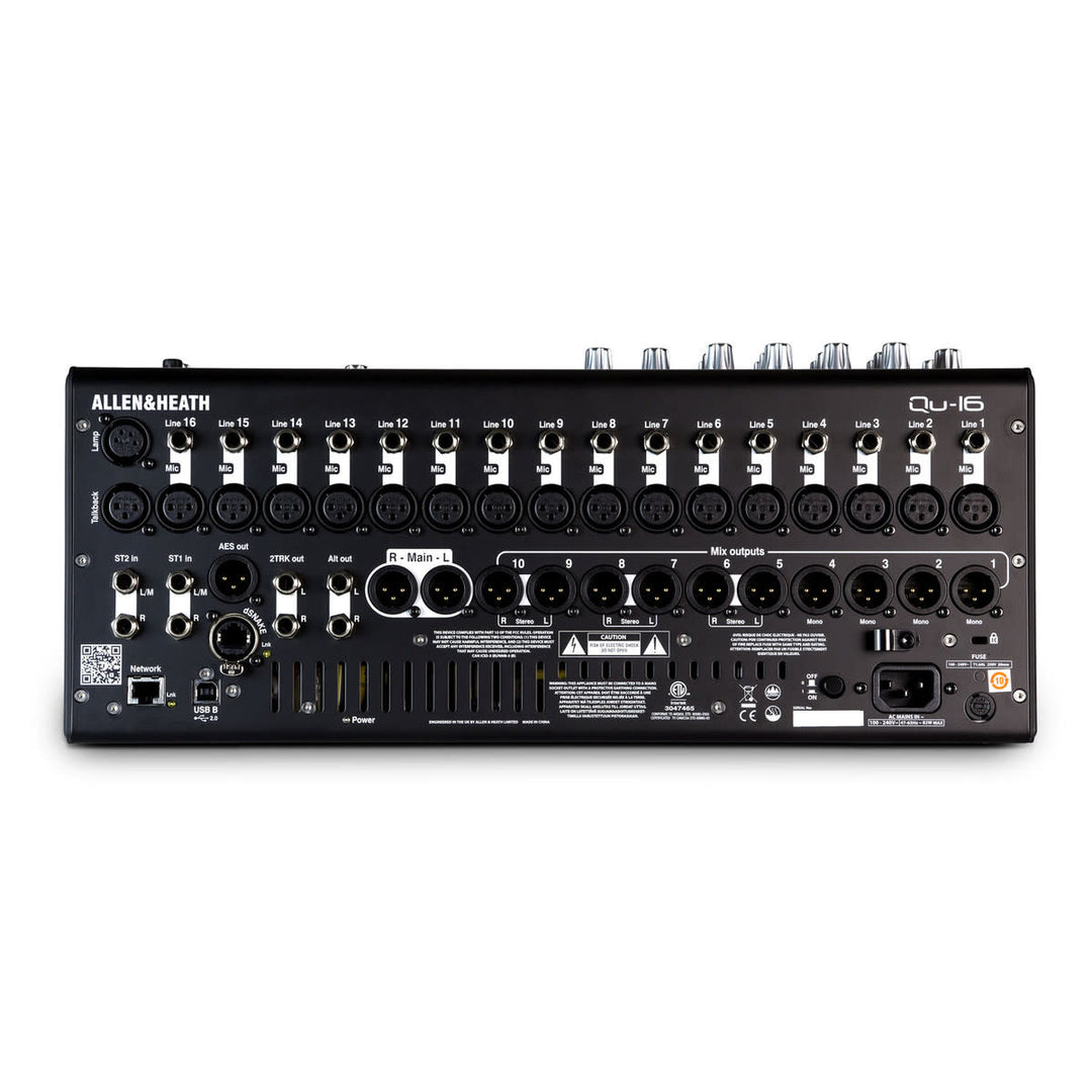 Allen & Heath QU16 Digital 16-Channel Mixer Console (RENTAL)